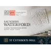 St. Cuthberts Mill Saunders Waterford Sulu Boya Defteri Blok Sıcak Baskı - Düz Doku 300 gr. 23x31 cm. 20 Yaprak