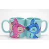 Stitch Ve Angel 3D Figürlü Öpüşen Çift Kupa Bardak Seti TKN4538