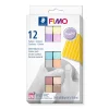Supertrend Fimo Soft Polimer Kil Seti 12 Renk x 25 gr. Pastel Renkler