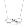 Supertrend Gümüş Aşkım Yazılı Sonsuzluk Bayan Kolye