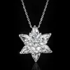 Supertrend Gümüş Beyaz Lotus Çiçeği Bayan Kolye