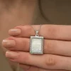 Supertrend ​gümüş Fatiha Ve Esma’ül Hüsna Yazılı Kolye