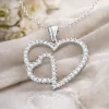 Supertrend Gümüş Kalpli Bayan Kolye