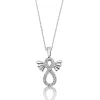 Supertrend Gümüş Kanatlı Sonsuzluk Bayan Kolye