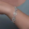 Supertrend Gümüş Lale Motifli Telkari Kadın Bileklik