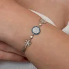 Supertrend Gümüş Nazarlı Kar Tanesi Kadın Bileklik