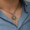 Supertrend Gümüş Pusula Unisex Kolye