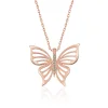 Supertrend ​gümüş Rose Bahar Kelebeği Bayan Kolye