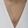 Supertrend ​gümüş Rose Çiçek Kadın Kolye
