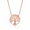 Supertrend Gümüş Rose Hayat Ağacı Bayan Kolye