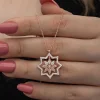 Supertrend Gümüş Rose Kar Tanesi Kadın Kolye