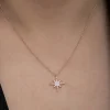 Supertrend Gümüş Rose Kutup Yıldızı Kadın Kolye