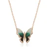 Supertrend Gümüş Rose Minimal Kelebek Bayan Kolye