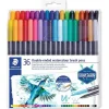 Supertrend Marsgraphic Duo Brush Pen Çift Taraflı Fırça Uçlu Marker Seti 36 Renk