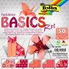Supertrend Origami Kağıdı 15x15 cm. 5 Desen 50 Yaprak Basic Kırmızı
