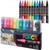 Supertrend Posca PC-1M 0.7 Su Bazlı Boyama Markörü Seti Pastel Renkler 12 RENK