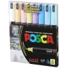 Supertrend Posca PC-1MR 0.7 Su Bazlı Boyama Markörü Seti Pastel Renkler 8 RENK