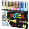 Supertrend Posca PC-5M 1.8-2.5 Su Bazlı Boyama Markörü Seti Pastel Renkler 8 RENK