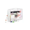 Supertrend Supertrend Acrylic Duo Marker Çift Uçlu Su Bazlı Akrilik Boyama Markörü Seti 48 RENK