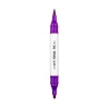 Supertrend Supertrend Acrylic Duo Marker Çift Uçlu Su Bazlı Boyama Markörü No:27 Eflatun