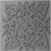 Supertrend Texture Plate Silikon Polimer Kil Desen ve Doku Kalıbı 9x9 cm. CELTIC KNOT