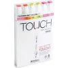 Touch Twin Brush Marker Fırça Uçlu Marker Seti 6 Renk FLORASAN RENKLER