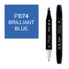 Touch Twin Marker Çizim Kalemi PB74 Brilliant Blue