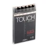 Touch Twin Marker Seti 6 Renk TEN RENKLERİ A