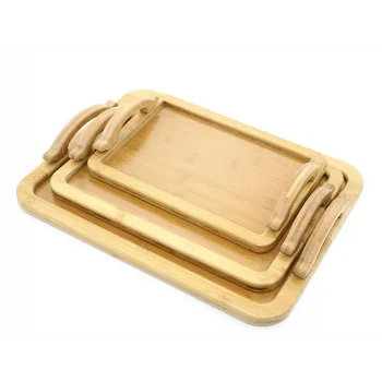 3Lü Bambu Tepsi TKN2165