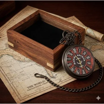 Ahşap Kutulu Köstekli Saat NI4341G