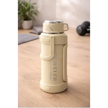 1200 Ml Çift Katmanlı Vakumlu Paslanmaz Çelik Termos TKN4639