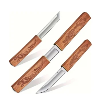 Çift Bıçak Tanto Ejder M390 Çelik 25 cm