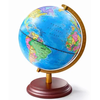 Dekoratif Işıklı Masa Üstü Dünya Küre TKN5260