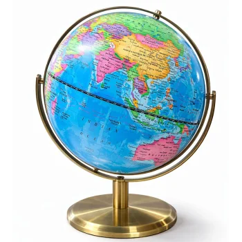 Dekoratif Masa Üstü Dünya Küre TKN5259