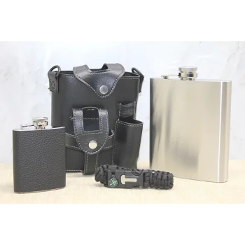 Deri Kılıflı Matara Seti TKN3929