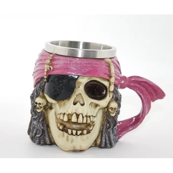 Paslanmaz Çelik Korsan Kupa Bardak TKN2818