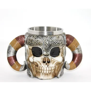 Paslanmaz Çelik Kurukafa Kupa Bardak TKN2588