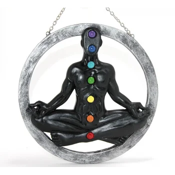 Polyester Duvara Asmalı 7 Chakra Pano TKN2347