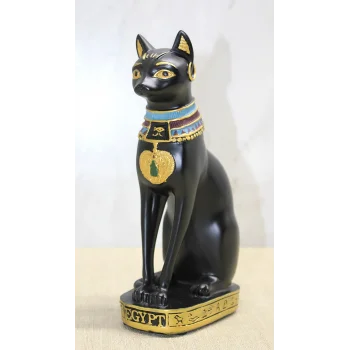 Polyester Mısır Kedisi Figür TKN4406