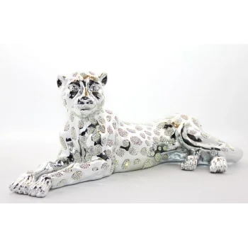 Polyester Oturan Kaplan Figürü TKN1690