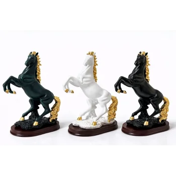 Polyester Şahlanmış At Figürü TKN1622