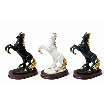 Polyester Şahlanmış At Figürü TKN1624