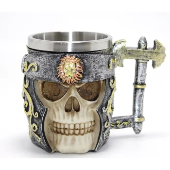 Şövalye Tasarım İçi Paslanmaz Çelik Kupa Bardak TKN4366