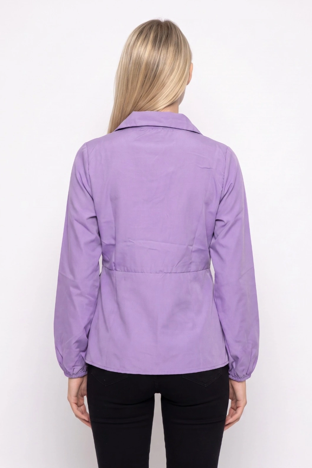 Şal Bağlamalı Terikoton Gömlek