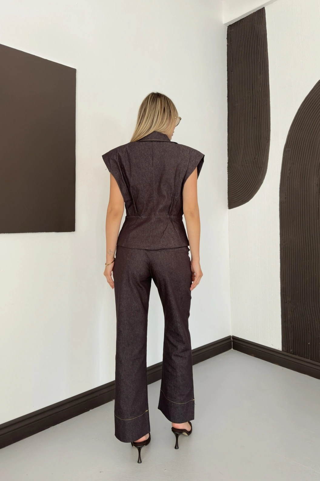 Vatkalı Denim Takım