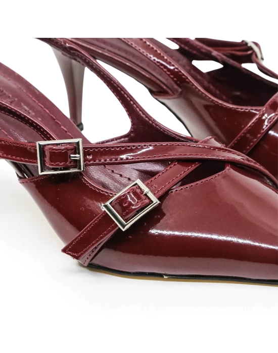 Jennas Rugan Stiletto Bordo