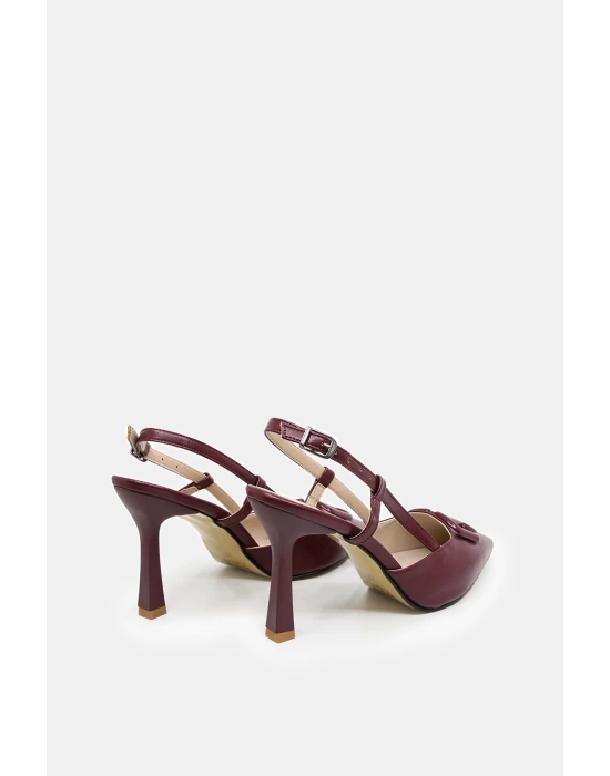 Liva V Detay Stiletto Bordo