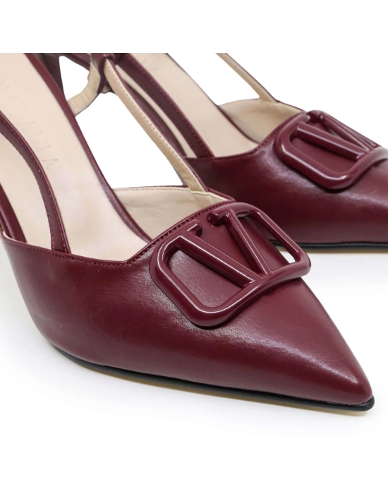 Liva V Detay Stiletto Bordo