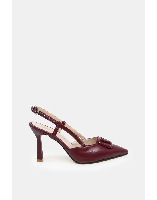 Liva V Detay Stiletto Bordo