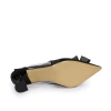 Asmara Fiyonk Taş Detaylı Siyah Kadeh Topuklu Ayakkabı